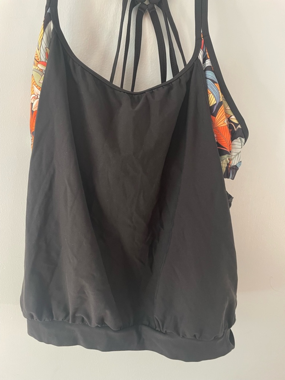 next by Athena Double Up Blouson Tankini Swim Tropical Floral 32 B/C